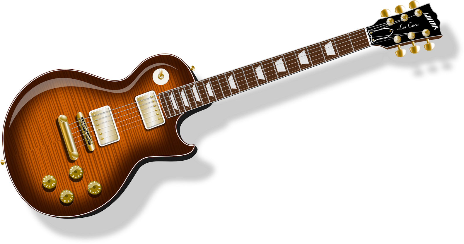 Guitar - Guitar With Transparent Background (1600x852), Png Download