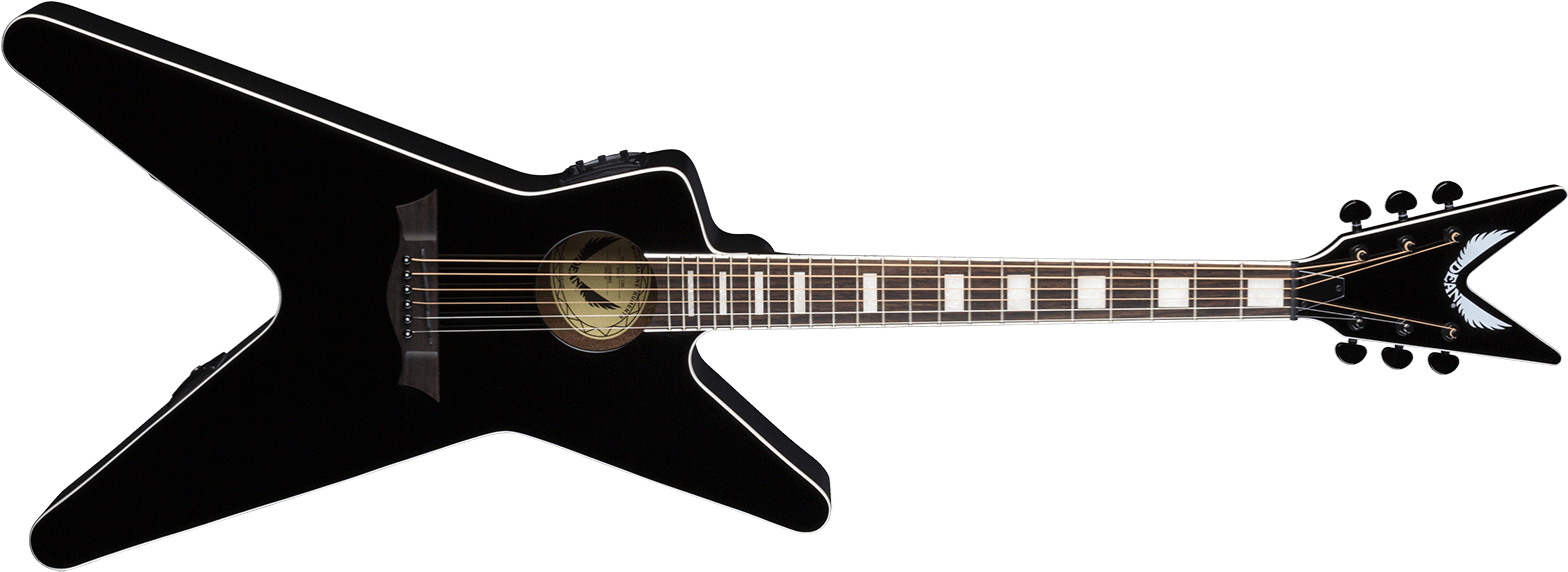 Dean Guitars Image - Dean Ml Acoustic Guitar (1600x690), Png Download
