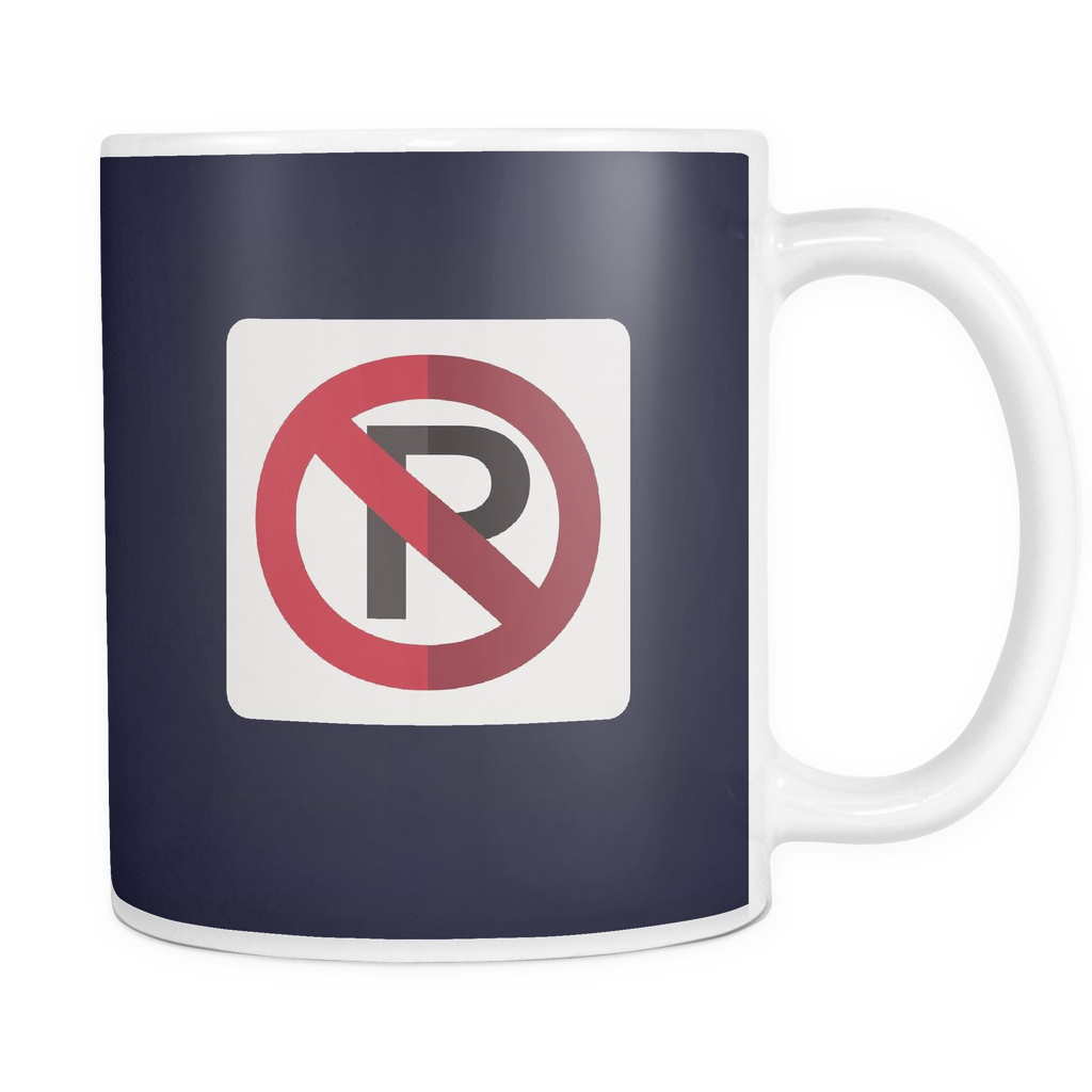 The No Parking Mug - Dilarang Parking (1024x1024), Png Download