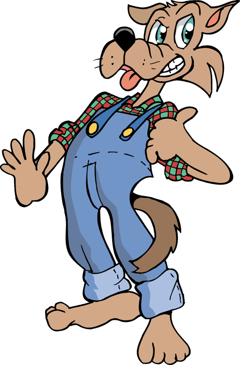 The Lone Wolf's Guide To Learning Map 3d - Wolf From The 3 Little Pigs Clipart (494x750), Png Download