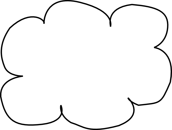 Free Vector Antenna Clip Art - Formas De Nube Png (600x456), Png Download