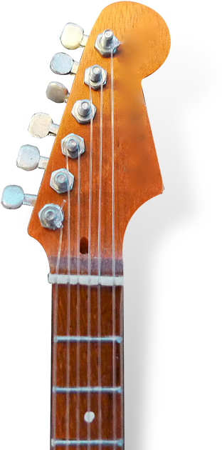 Metal Turning Keys - Electric Guitar (599x728), Png Download