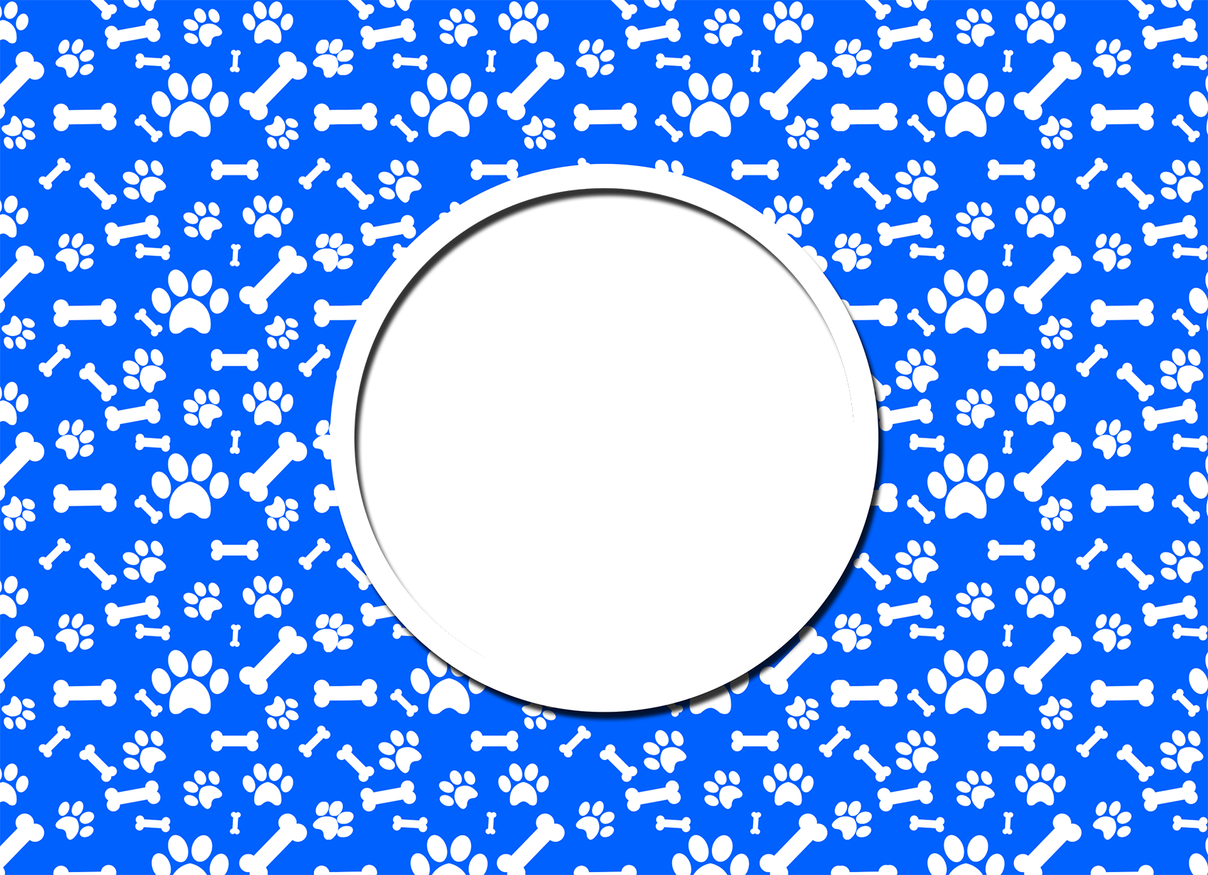 Fondo Con Huellas De Perros (1700x1232), Png Download