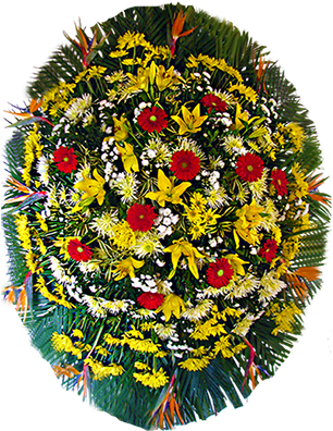 Coroa De Flores - Wreath (320x395), Png Download