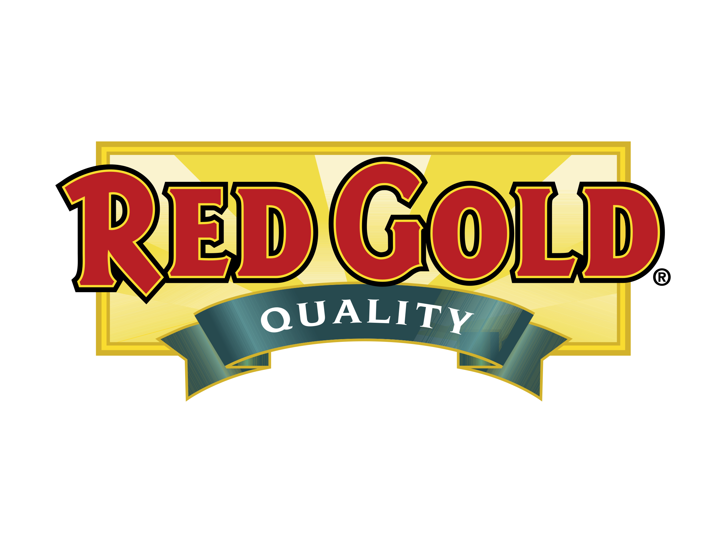 Red Gold Quality Logo Png Transparent - Red Gold (2400x1795), Png Download