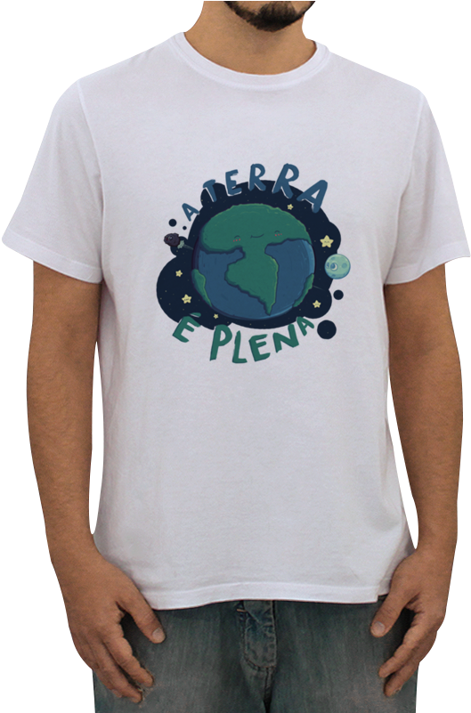 Camiseta A Terra É Plena De Estudio Sustona - Camiseta Paracetaloka (800x800), Png Download