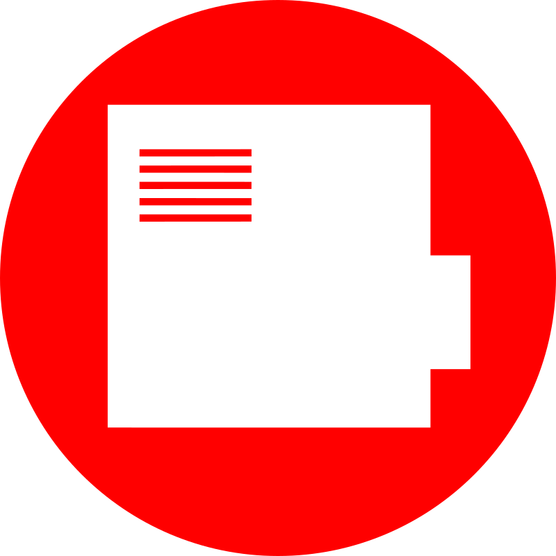 Beam Clipart Free For Download - Cercanias Sign (800x800), Png Download