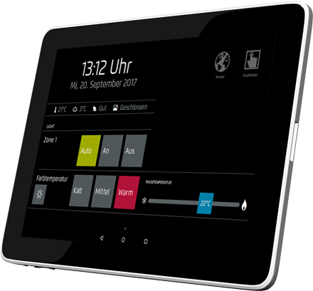 Smart Home - Smart Home Gui (570x428), Png Download