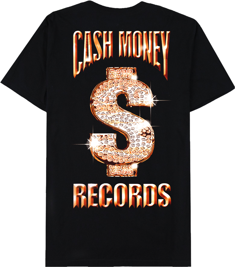 Cash Money Gold Logo Black T-shirt - Juvenile 400 Degreez Album (1000x1000), Png Download