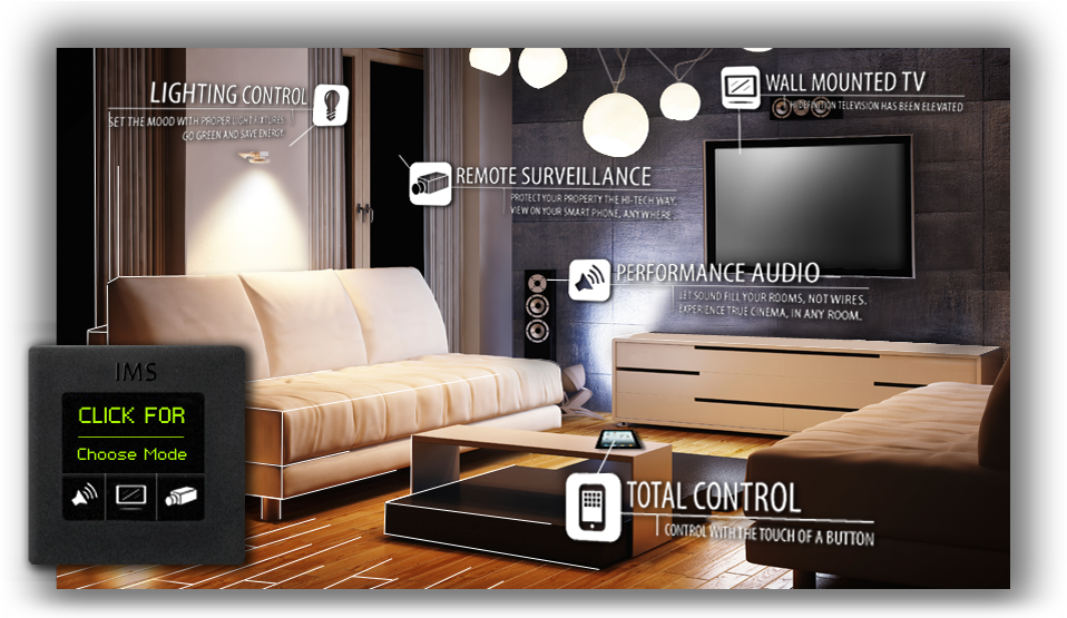 Home Automation Image - Smart Home Entertainment System (1020x554), Png Download