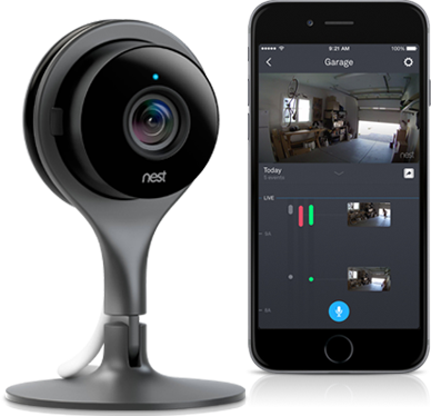 Smart Home Products From Nest - Nest Camera Indoor (388x374), Png Download