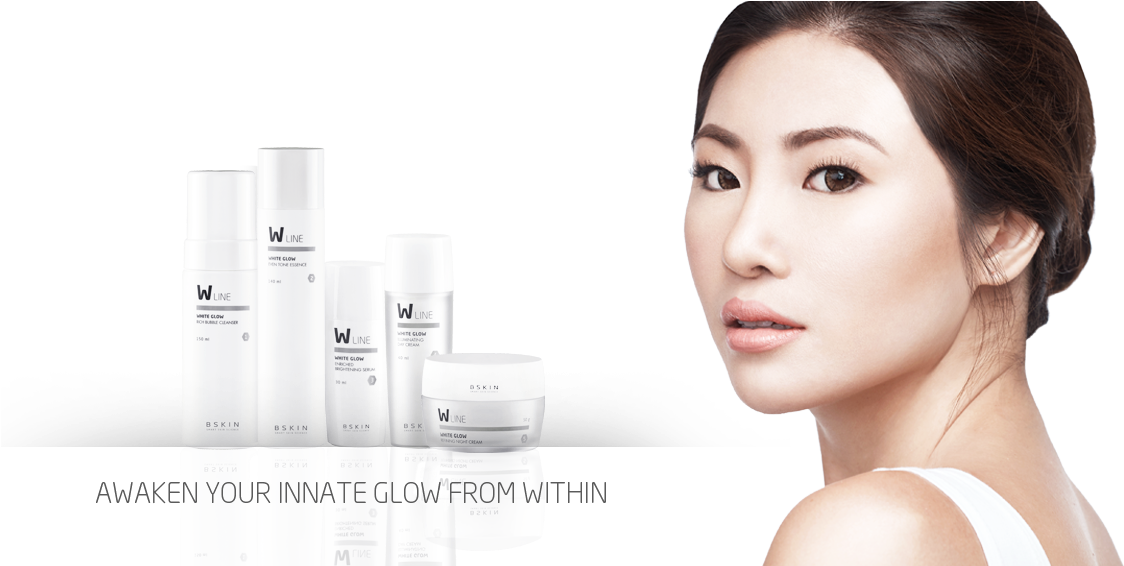 W Line - White Glow - Girl (1650x565), Png Download