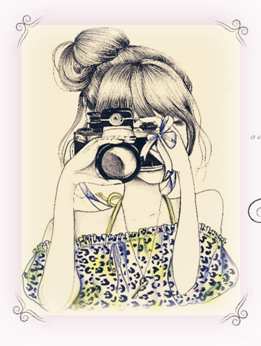 Cheeeeeeese ☺ - Camaras De Fotos Dibujo (378x500), Png Download