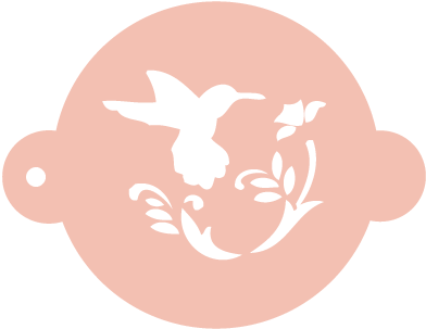 Stencils Pajarito (400x400), Png Download