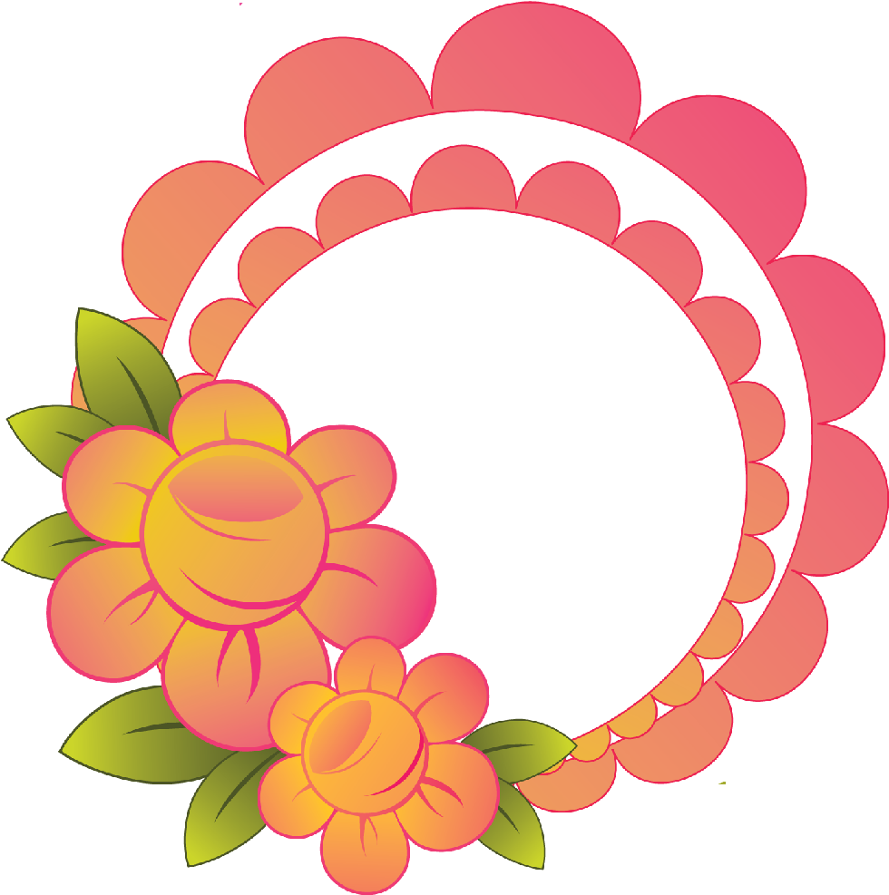 Ilustraciones De Flores Y Pajaritos En Png - Etiquetas De Flores Png (1000x1014), Png Download
