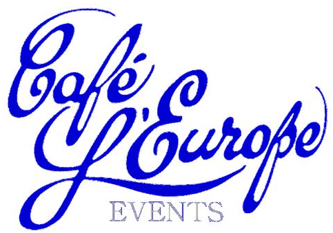 Catering Logo Blue Wo Background - Cafe L Europe Sarasota (887x477), Png Download