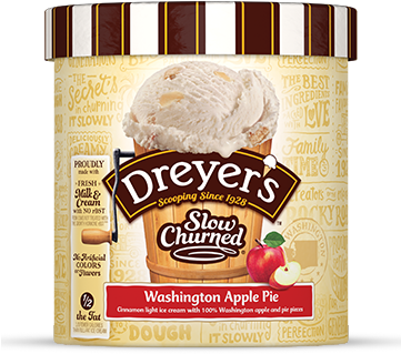 Dreyer's Caramel Ice Cream (360x350), Png Download