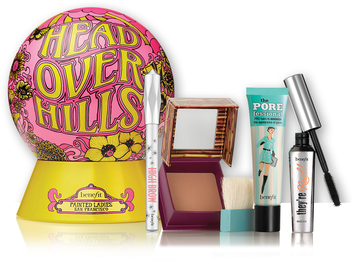 Head Over Hills - Benefit Cosmetics Head Over Hills Set (1220x1380), Png Download