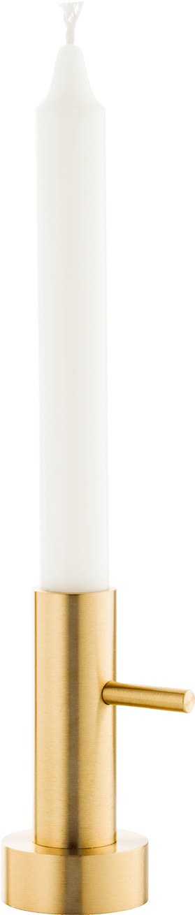Candleholder Single - Fritz Hansen Candleholder Single #1 Solid Brass (1600x1840), Png Download