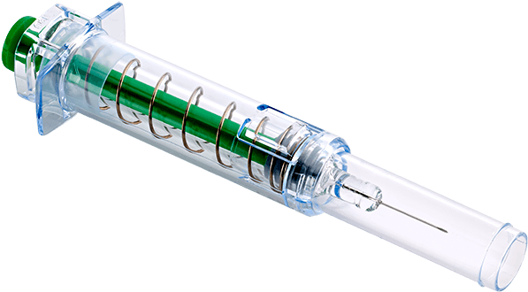 Bd Preventis™ Needle Shielding System - Eris ™ Safety Syringe System (600x339), Png Download
