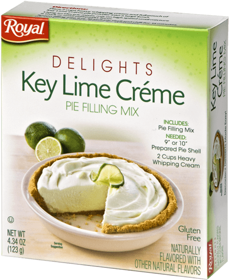 Key Lime Crème Pie Filling - Royal Delights Strawberry Creme Pie Filling Mix (795x706), Png Download
