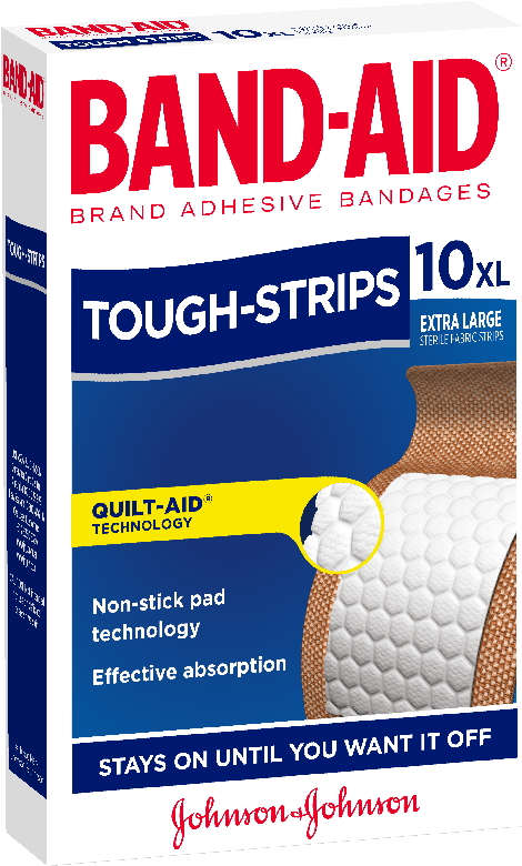 Ba Toughstrip Xl 10 - Band Aid Waterproof (800x800), Png Download