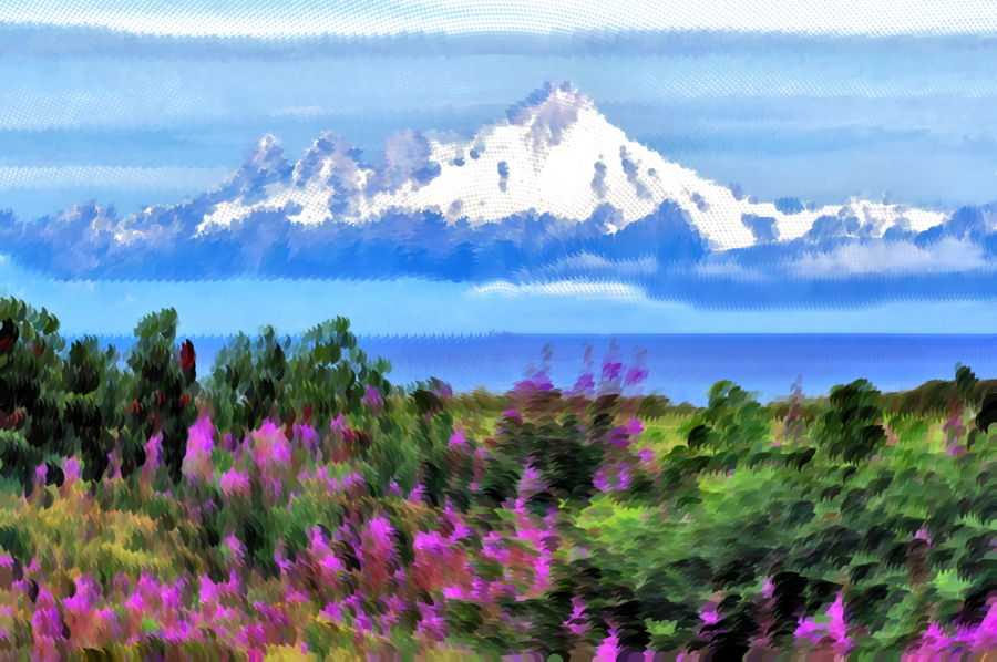 Alaska Clipart Alaska Clip Art - Alaskan Wilderness (900x598), Png Download