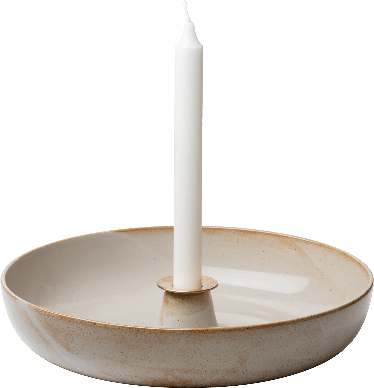 Cecilie Manz Light Tray Candleholder - Table Candle Transparent Hd (400x460), Png Download