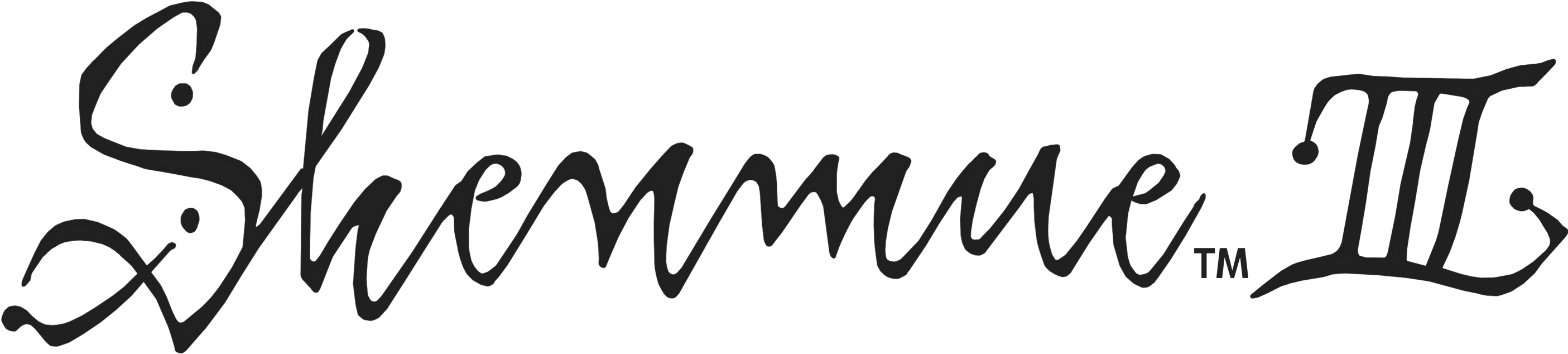 Created Some Hi-res Shenmue Logo Pngs For General Use - Shenmue 1 And 2 Logo (3013x978), Png Download