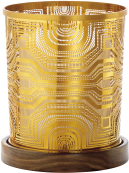 Basile Candle Holder - Brass (648x542), Png Download