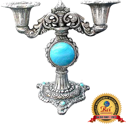 Sun Candle Stand Double - Candle (500x525), Png Download