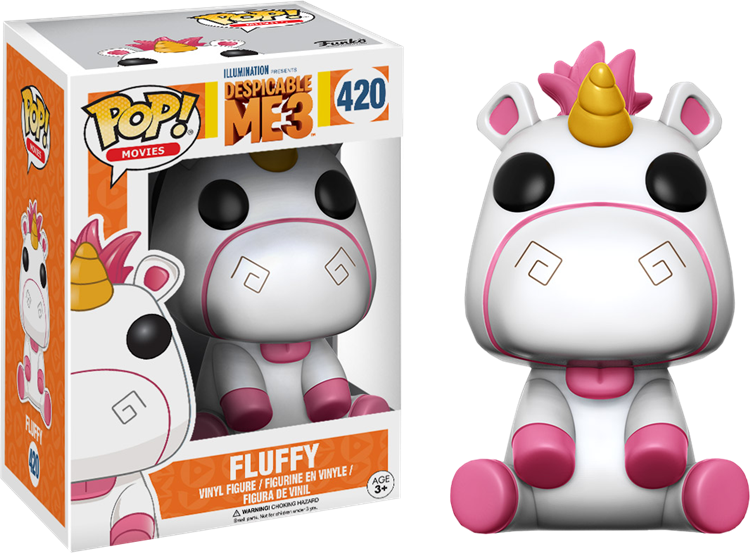 Funko Pop Despicable Me - Fluffy Funko Pop (750x553), Png Download