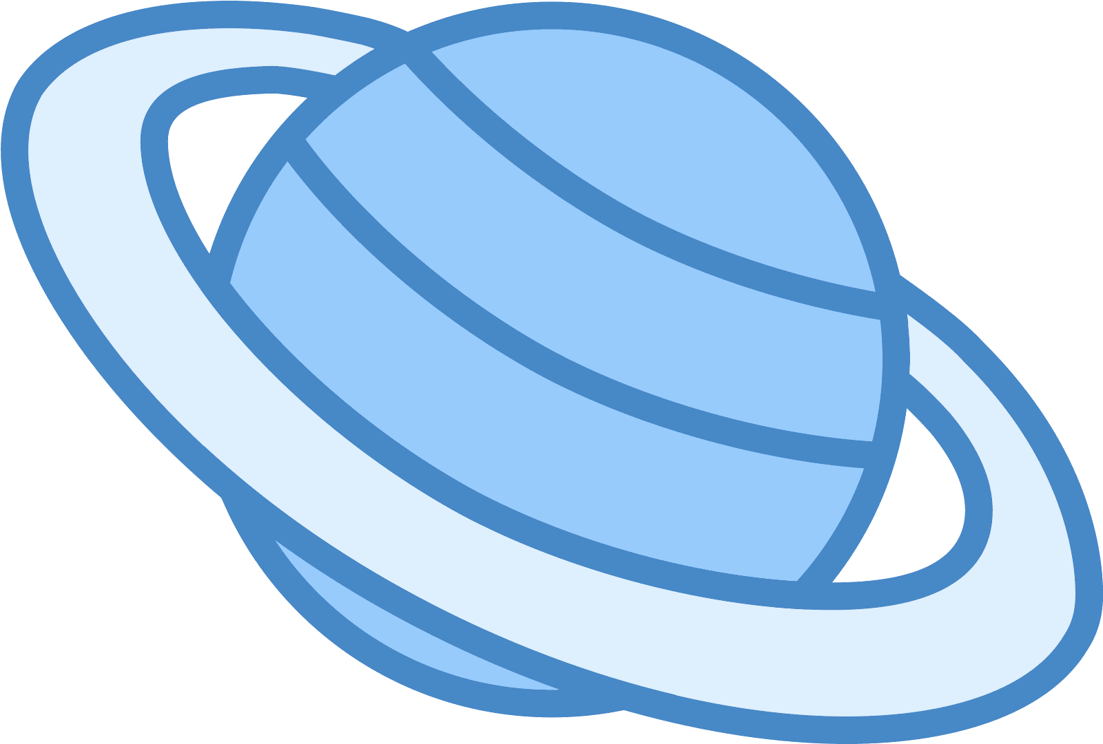 There Is A Circle With A Fatten Ring Around Its Middle - Icon (1600x1600), Png Download