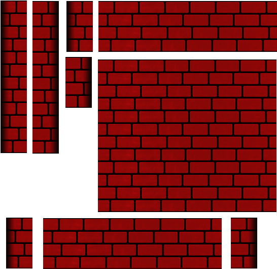 Red Brick Platforms - Brick (564x548), Png Download