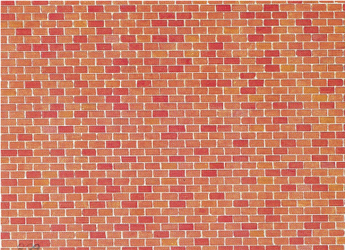 Faller 170608 Red Brick (500x500), Png Download