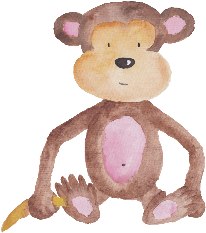 watercolor baby animal nursery prints