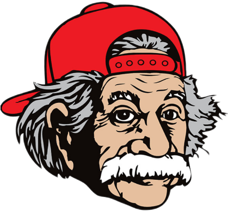 Swag Einstein (472x500), Png Download