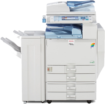 Meter Stick Png - Refurbished Ricoh Aficio Mp C2551 Color Printer (621x425), Png Download