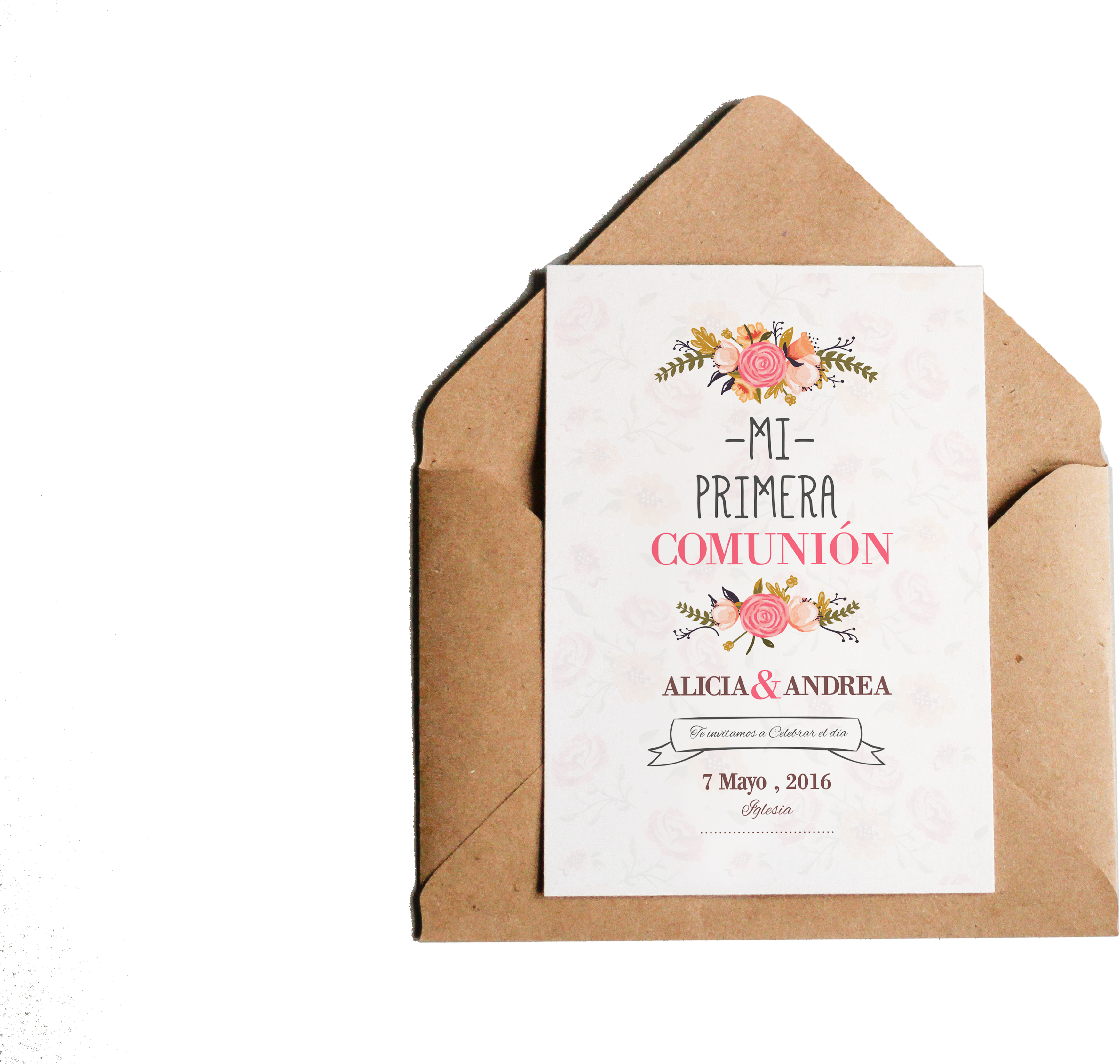 Invitaciones De Boda Originales - Greeting Card (4885x3325), Png Download