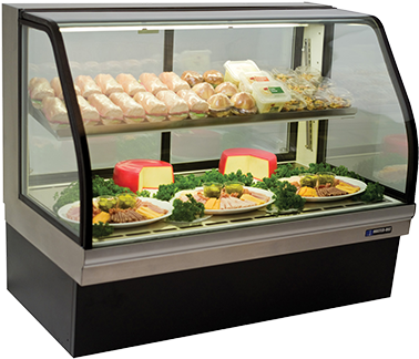 Master Bilt Cgd 50 50" Curved Glass Refrigerated Deli - Master-bilt Cgd-50 Deli Case (400x400), Png Download