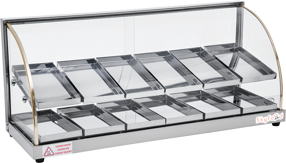 Skyfood 37'' Food Warmer Display Case - Estufa Para Salgados Nova (1000x573), Png Download