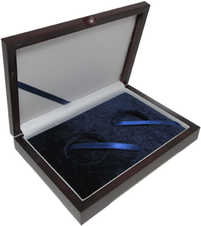 Guardhouse Two Coin Wood Display Box - 34mm Coin Display Case (900x1000), Png Download