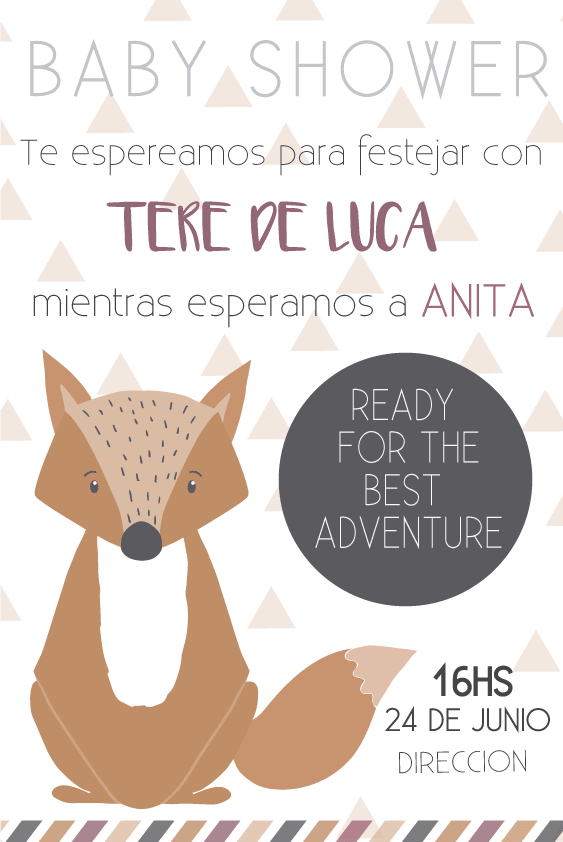 Invitación Fenec - Fennec Fox (563x842), Png Download