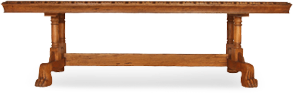 Mx Comedor Hacienda Real, Tallado A Mano, En Madera - Bench (600x600), Png Download