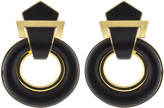 Earring (571x727), Png Download