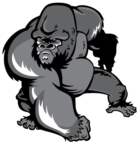 Gorilla - Big Gorilla Sticker (800x800), Png Download