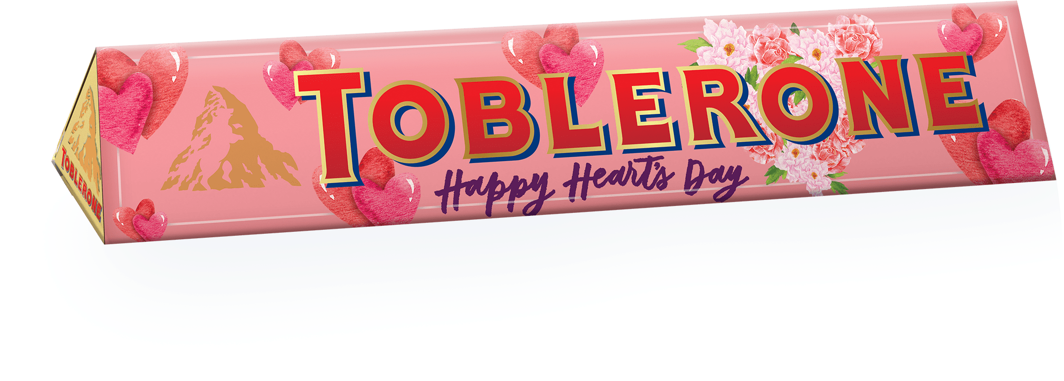 Toblerone Milk Chocolate Sleeve Designed By Anina Rubio - Toblerone Fruit & Nut Milk Chocolate - 3.52 Oz (2156x836), Png Download