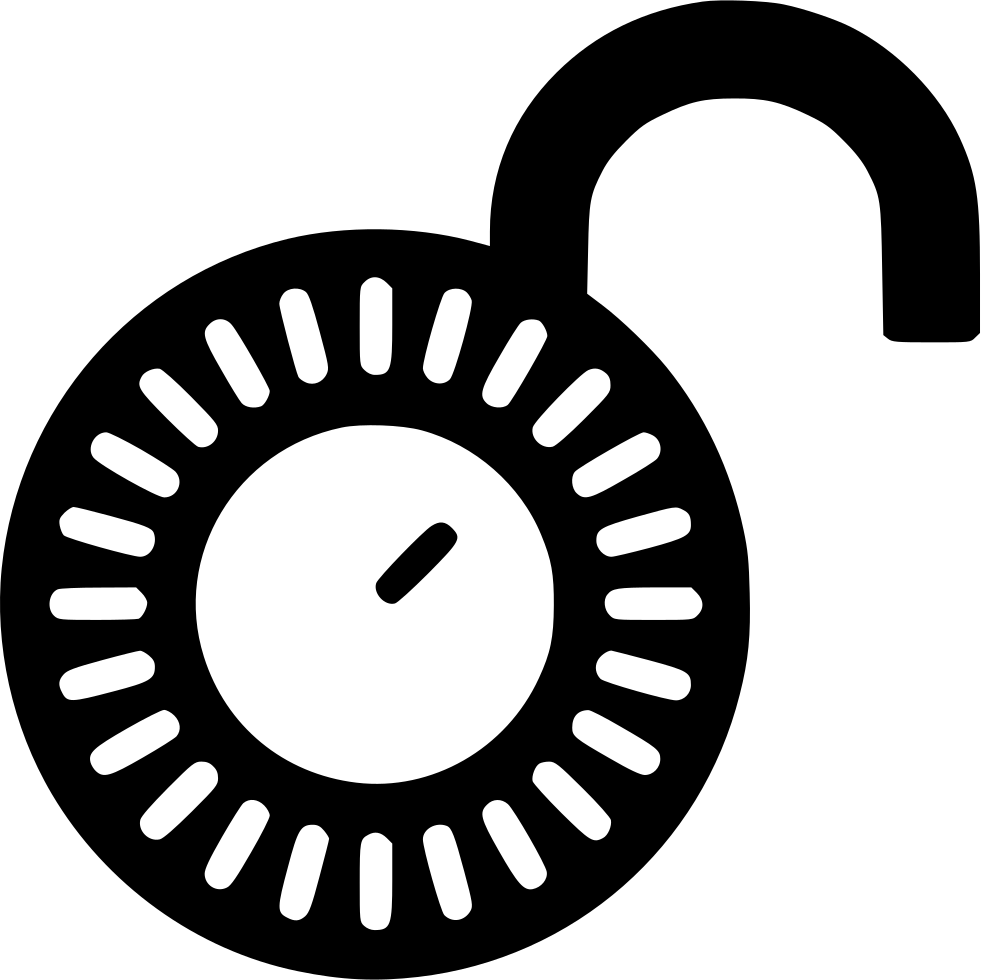 Combination Lock Open - Introduction Inorganic Chemistry (981x980), Png Download