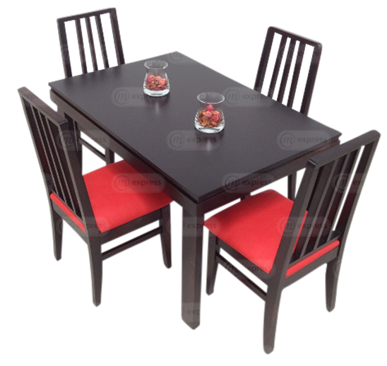 Juego De Comedor Zaragoza Clásico 4 Sillas - Dining Room (580x580), Png Download