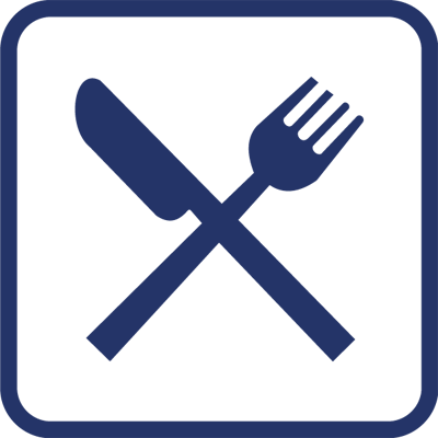 Pegatina Comedor - Dinner Icon Png (400x400), Png Download